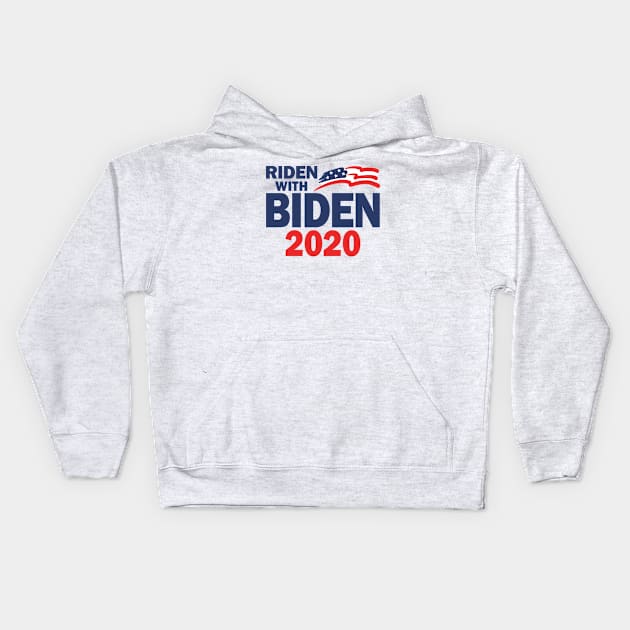 Riden With Biden 2020 Kids Hoodie by Etopix